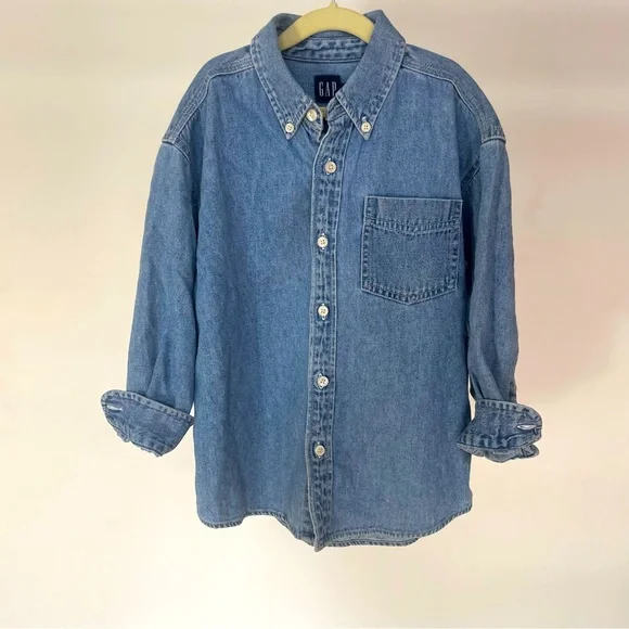 Vintage denim gap kids shirt - Picture 1 of 4